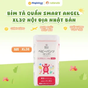 Bỉm Tã quần Smart Angel XL38 Nội địa Nhật Bản (11-14kg)