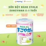 Sữa bột công thức Bean Stalk Sukoyaka 0-1 tuổi 800g